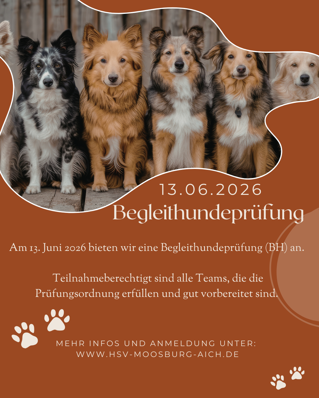 Begleithundeprüfung am 13.06.2026
