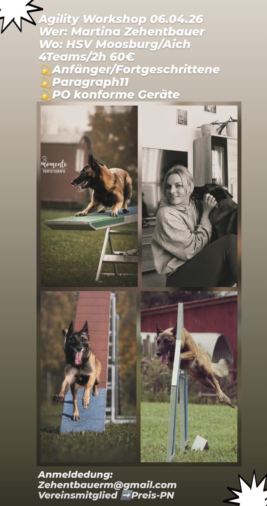 Agility Workshop mit Martina Zehentbauer